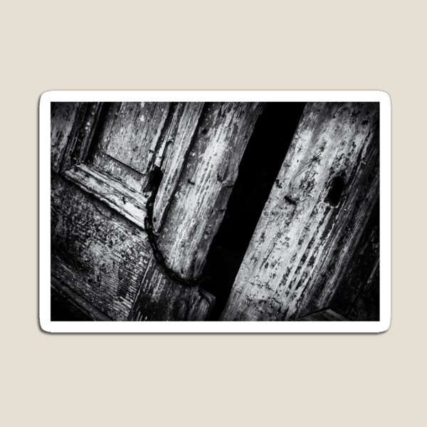Item preview, Old Greek wooden door in Rethymnon, Crete | Black and White Photography designed and sold by Diana van Neck.