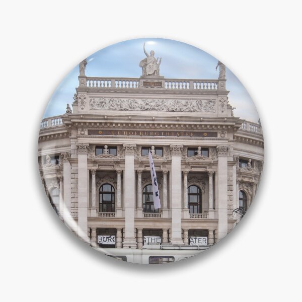 Item preview, Wiener Ringstrasse with historic Burgtheater  designed and sold by mitzobs.