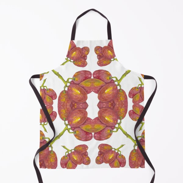 Item preview, Kaleidoscope of Red Grapes in Watercolour designed and sold by Julie Pickering.