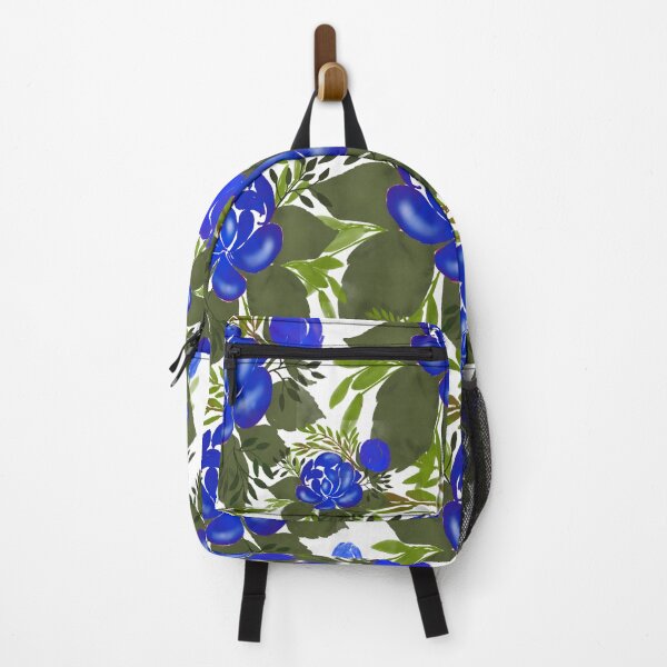 Item preview, Floral Fancies Bold Floral Print in Vibrant Blue designed and sold by OByD.