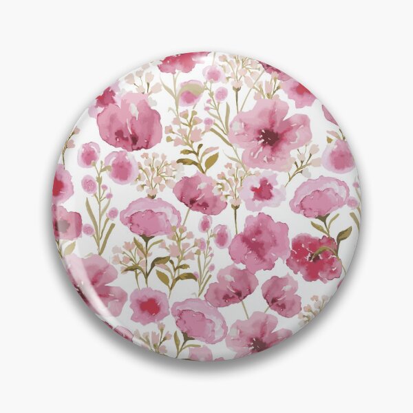 Item preview, Pink red watercolor flowers designed and sold by SweetCoolVibes.
