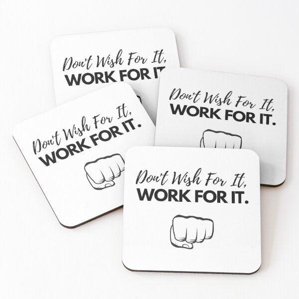 Item preview, Don't Wish For It, Work For It! designed and sold by HRVY  Clarke.