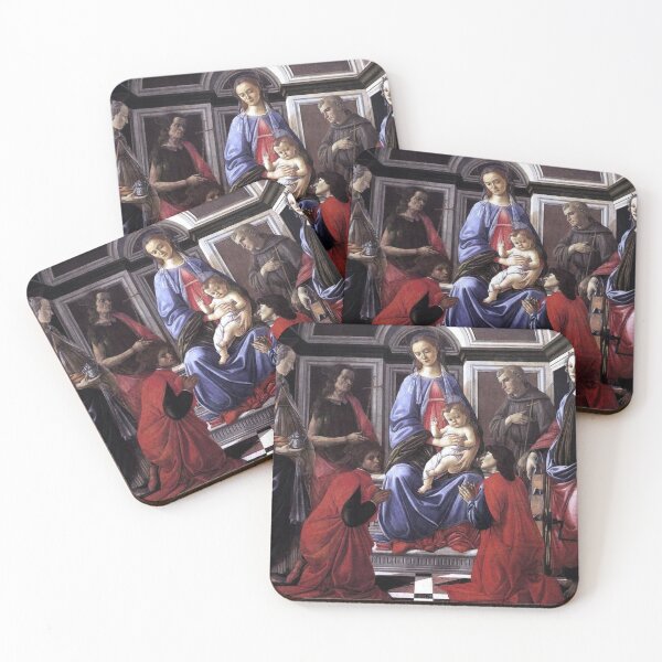 Item preview, Madonna and Child with Six Saints - Botticelli - c1470 designed and sold by CrankyOldDude.