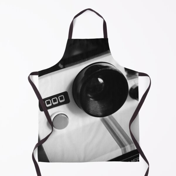 Item preview, Vintage analog instant white camera in black and white designed and sold by Diana van Neck.