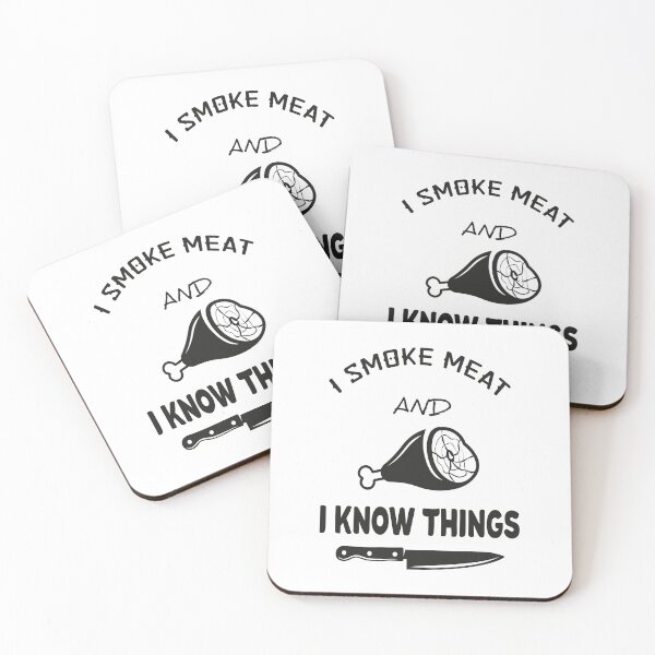 Item preview, That's What I Do I Smoke Meat And I Know Things designed and sold by bigfamilytee.