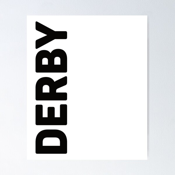 Item preview, Derby designed and sold by designkitsch.