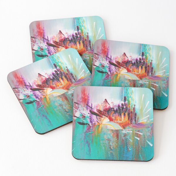 L effet mer 15 Dessous de verre (lot de 4)