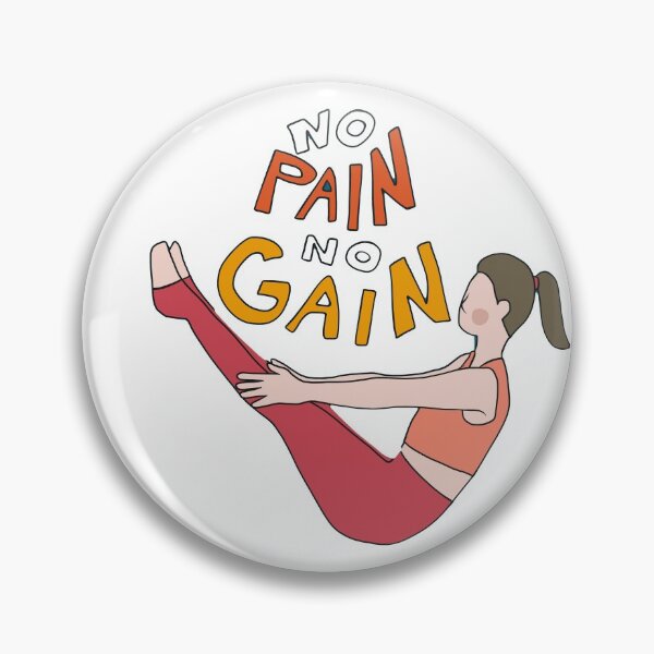 Item preview, No Pain No Gain Yoga T-Shirt designed and sold by deepakrode7.