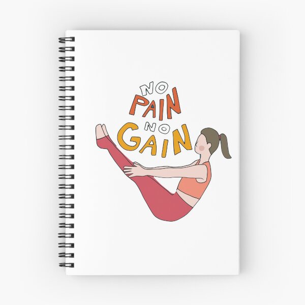 Item preview, No Pain No Gain Yoga T-Shirt designed and sold by deepakrode7.