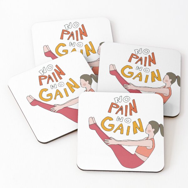 Item preview, No Pain No Gain Yoga T-Shirt designed and sold by deepakrode7.