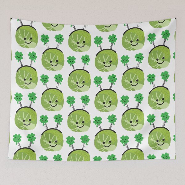 Item preview, St Patrick's Day Brussels Sprout designed and sold by VicEllisArt.