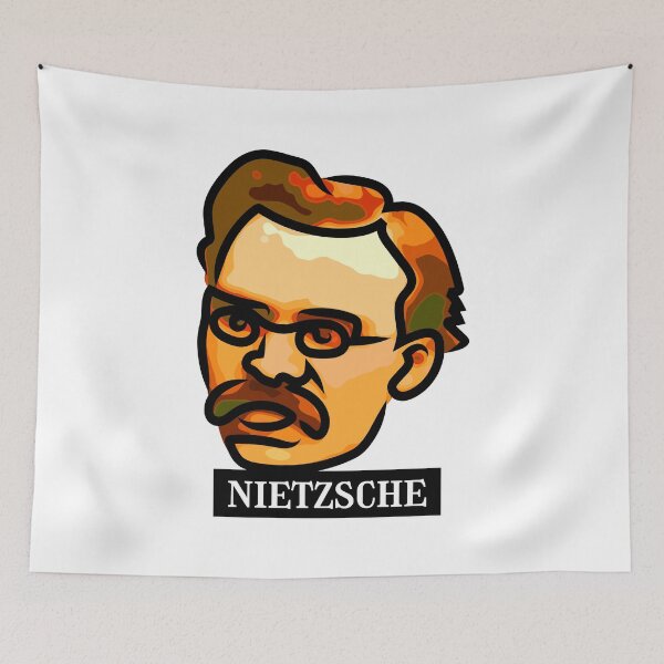 Item preview, Portrait of the philosopher Nietzsche designed and sold by Xdelacra.