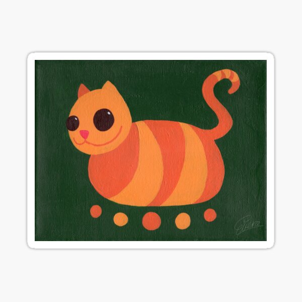 Dave, the Five-Footed Cat Sticker