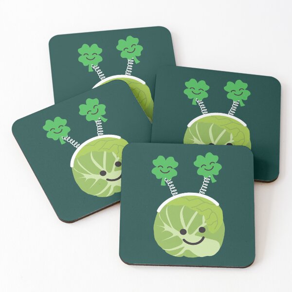 Item preview, St Patrick's Day Brussels Sprout! designed and sold by VicEllisArt.