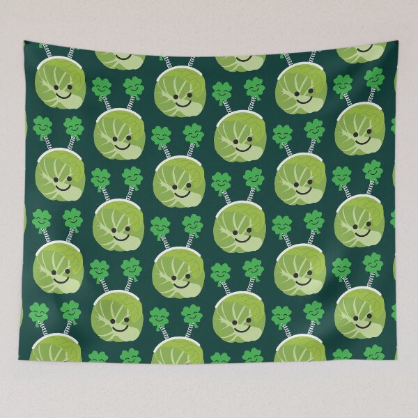 Item preview, St Patrick's Day Brussels Sprout! designed and sold by VicEllisArt.