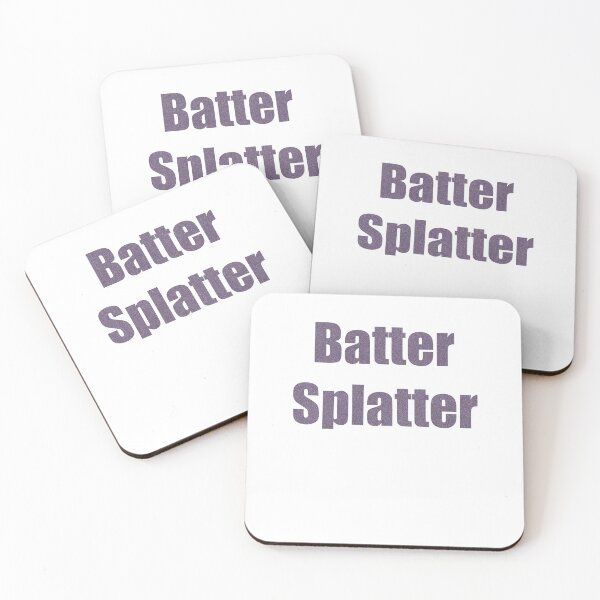 Item preview, Batter Splatter Phrase Tee designed and sold by Gorls.