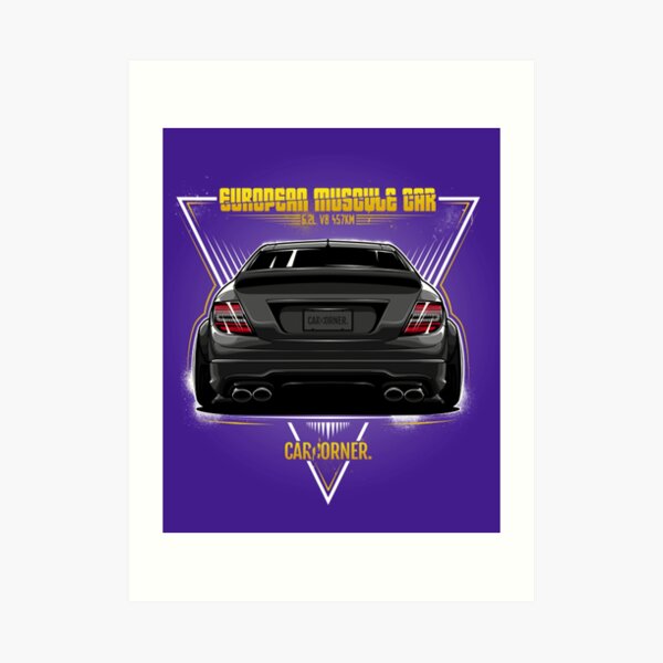 Mercedes C63 Amg Art Prints Redbubble