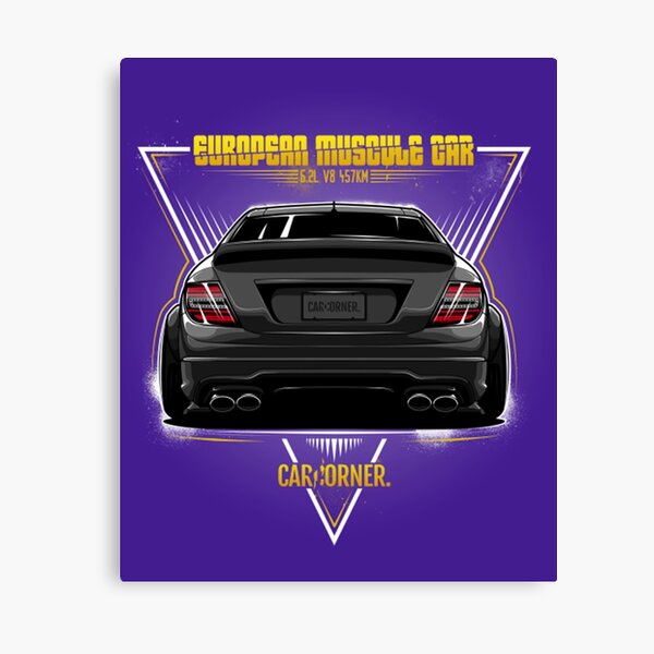 Mercedes C63 Amg Canvas Prints Redbubble