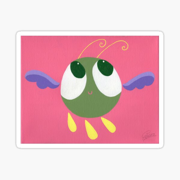 Flying Pea Sticker