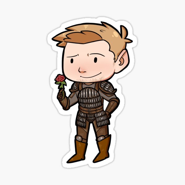 Dragon Age origins 2 and Inquisition Stickers Alistair 