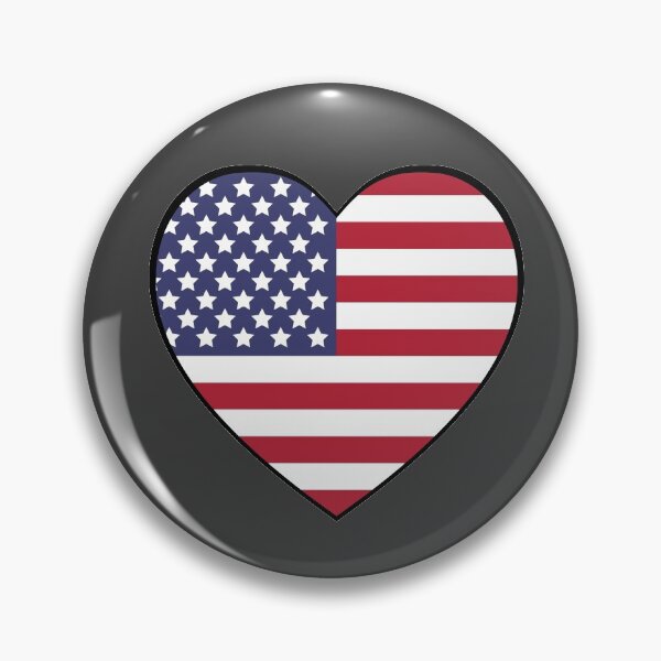 Item preview, USA Heart designed and sold by rogue-design.