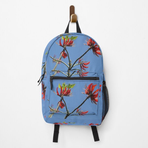 Item preview, Red Flowers against Blue Sky designed and sold by Anthony Macaluso.