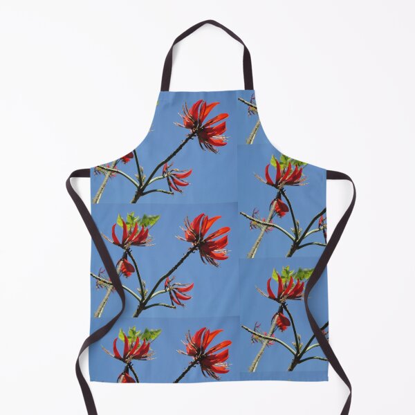 Item preview, Red Flowers against Blue Sky designed and sold by Anthony Macaluso.