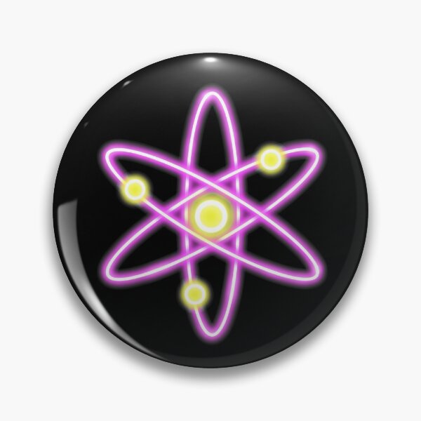Item preview, Purple Neon Lights Cosmos Atom designed and sold by Milasneeze.