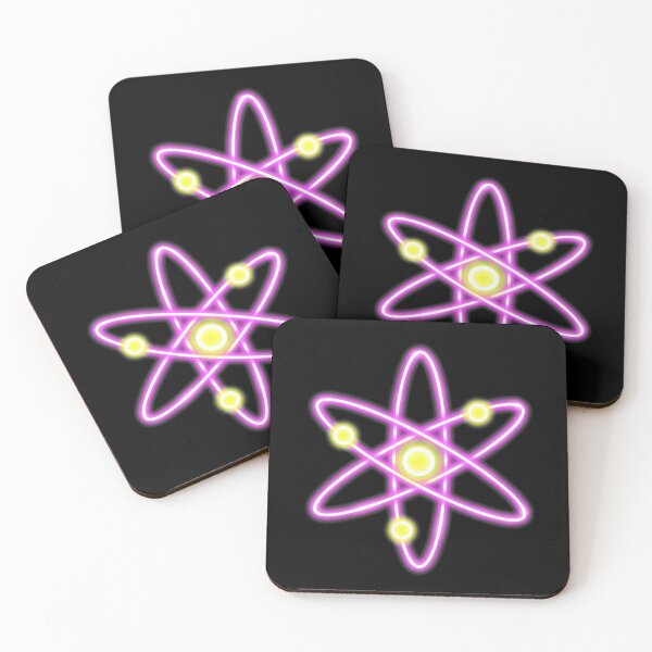 Item preview, Purple Neon Lights Cosmos Atom designed and sold by Milasneeze.