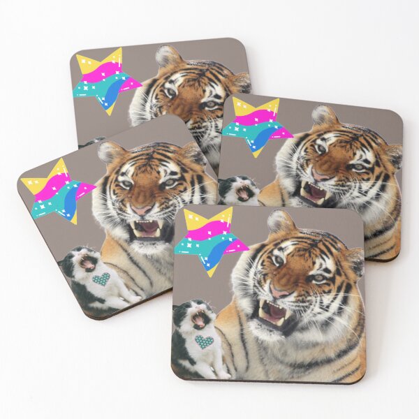 Item preview, Cat Vs Tiger designed and sold by Lar888.