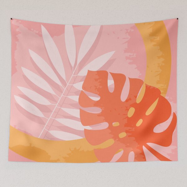 Item preview, Splashed tropical leaves designed and sold by PeachyLitchi.