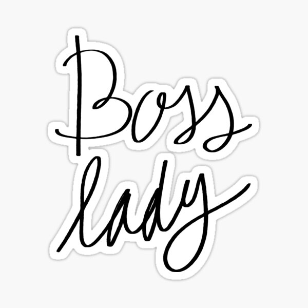 Download Boss Lady Stickers | Redbubble