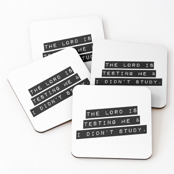 Item preview, The Lord is Testing Me and I Did Not Study designed and sold by CrystalCrush.