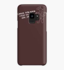 Garde ton rhum (inspiré par l'attraction Pirates de Caraïbes) - motifs sombres Case/Skin for Samsung Galaxy