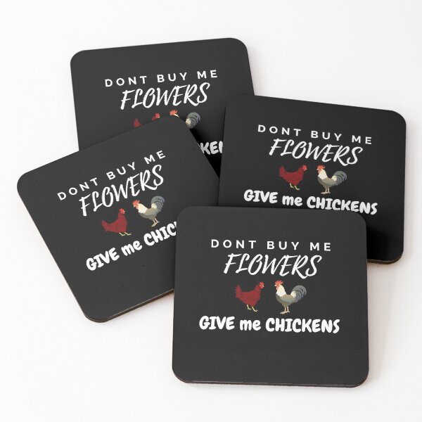Item preview, Dont Buy Me Flowers. Give Me Chickens designed and sold by Brimwood.