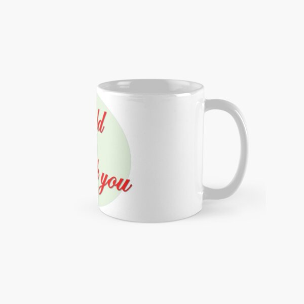 Sold Thank you in red font Classic Mug