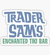Tiki Bar Logo Sticker