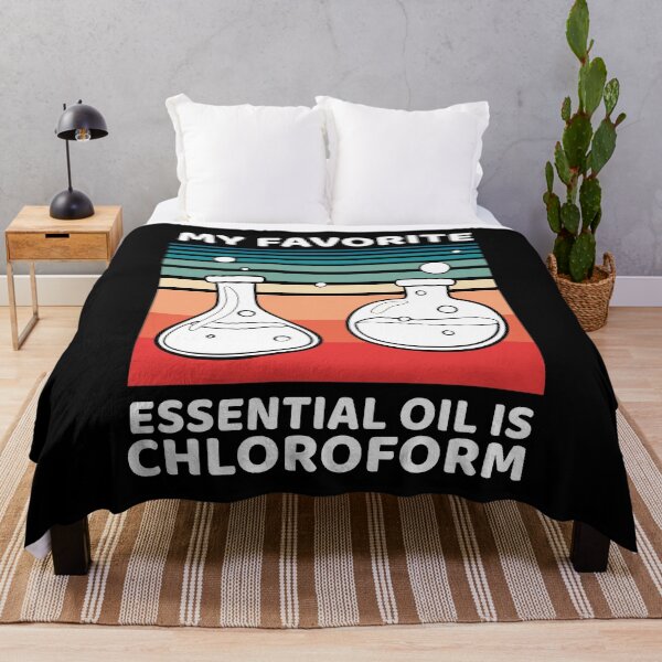Item preview, My Favorite Essential Oil is Chloroform Retro Vintage Quote designed and sold by YourgiftShop.