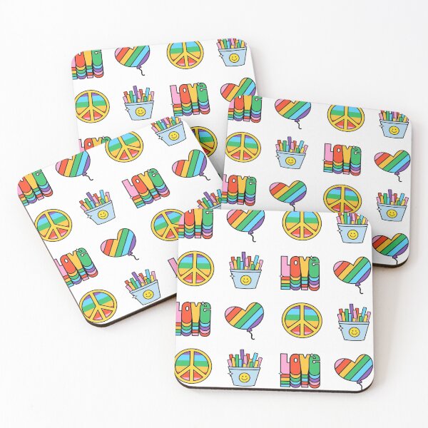 Item preview, Lgbtq Pack Stickers Queer Stickerpack Pride Love Rainbow Pride Set Colorful Pattern Stickerspack designed and sold by KLINESTORE.
