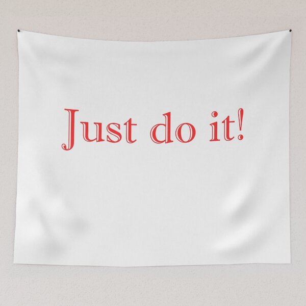 Item preview, Just do it! - White designed and sold by Vectorial.