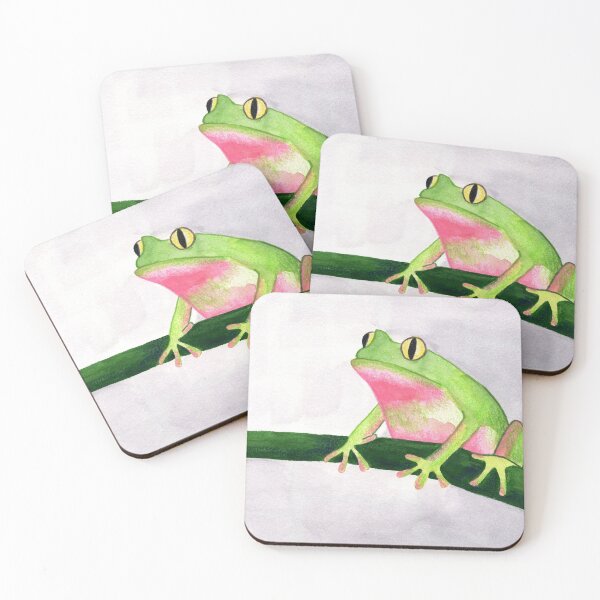Item preview, Cuttle little frog on a branch designed and sold by Aidi Riera.