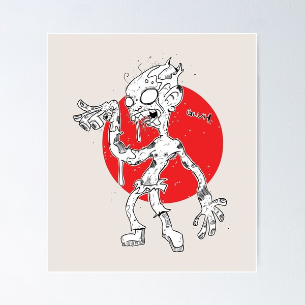 Item preview, "GLUH" dijo el zombie. designed and sold by revjosh.