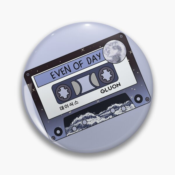 Item preview, EVEN OF DAY Book of Us Gluon DAY6 Myday CUTE Retro Cassette Tape Blue Pink designed and sold by SugarSaint.