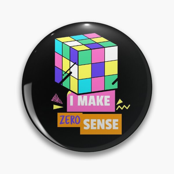 Item preview, I Make Zero Sense - Vintage 90's Rubik's Cube designed and sold by Clothing-Guru.