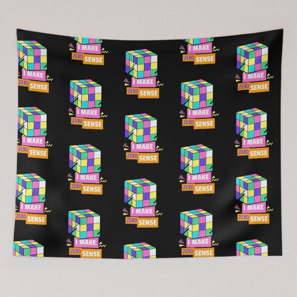 Item preview, I Make Zero Sense - Vintage 90's Rubik's Cube designed and sold by Clothing-Guru.