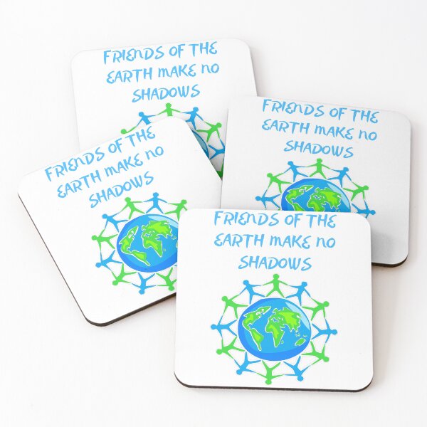 Item preview,  FRIENDS OF THE EARTH MAKE NO SHADOWS T-SHIRT TEE designed and sold by kawrdesigns.