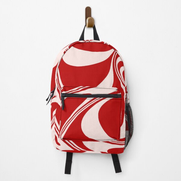 Item preview, Red Peppermint Candy Swirl Abstract Design designed and sold by patternsoup.