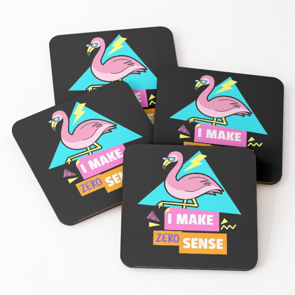 Item preview, I Make Zero Sense - Vintage 90's Flamingo designed and sold by Clothing-Guru.