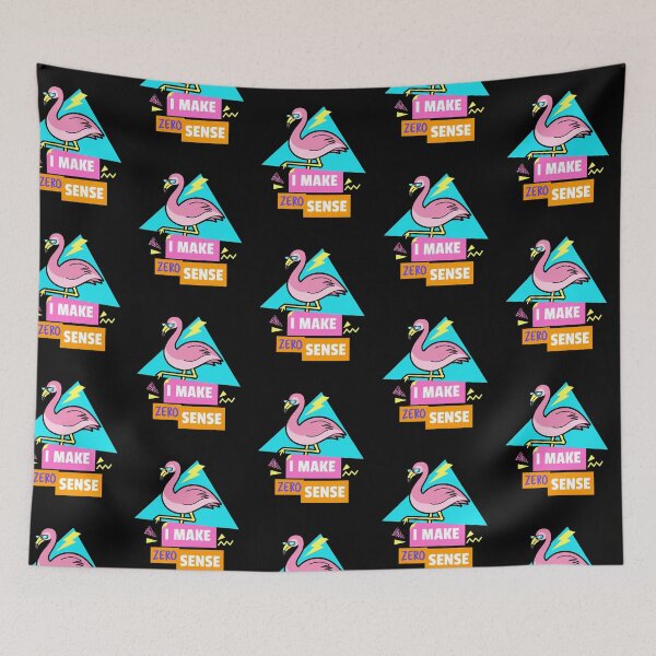 Item preview, I Make Zero Sense - Vintage 90's Flamingo designed and sold by Clothing-Guru.
