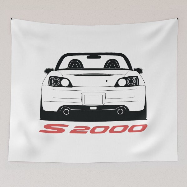 Item preview, Honda S2000 AP1 - Back View Black designed and sold by André Cordeiro.